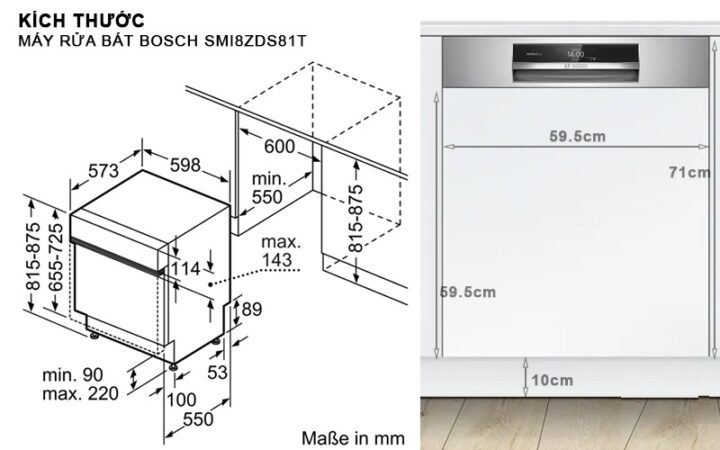 kich thuoc may rua bat bosch smi8zds81t