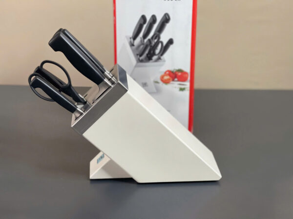 Bộ dao tự mài Zwilling Vterne four star tự mài 7 trắng