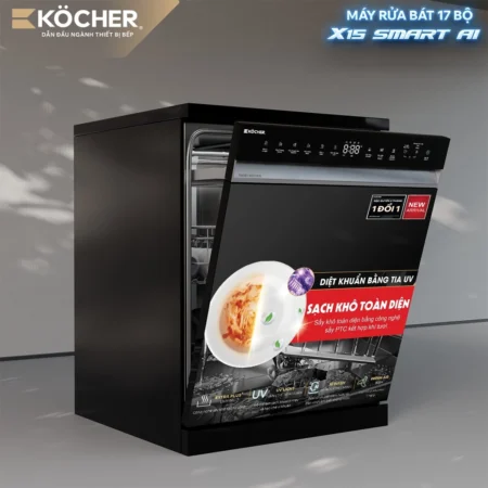 Công Nghệ AI Trên Máy Rửa Bát Kocher X15 Smart AI 1