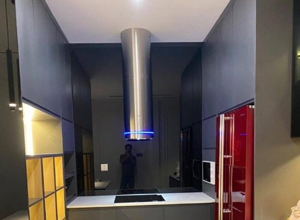 Máy hút mùi đảo tròn trụ
