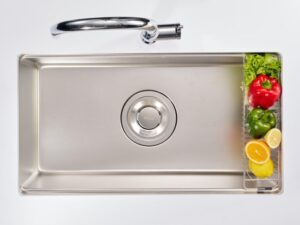 chau rua chen konox workstation sink dekor 8044su bep royal