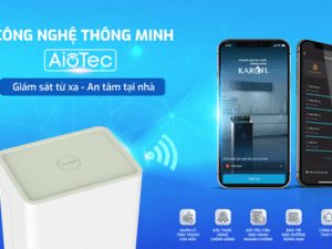 Máy lọc nước Karofi KAQ U95 ket noi dien thoai