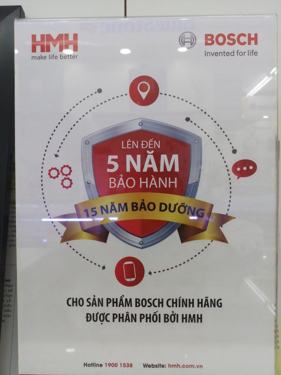 Máy rửa bát Bosch SMS6ZCI42E 10 Bếp ROYAL là đại lý chính thức của bosch