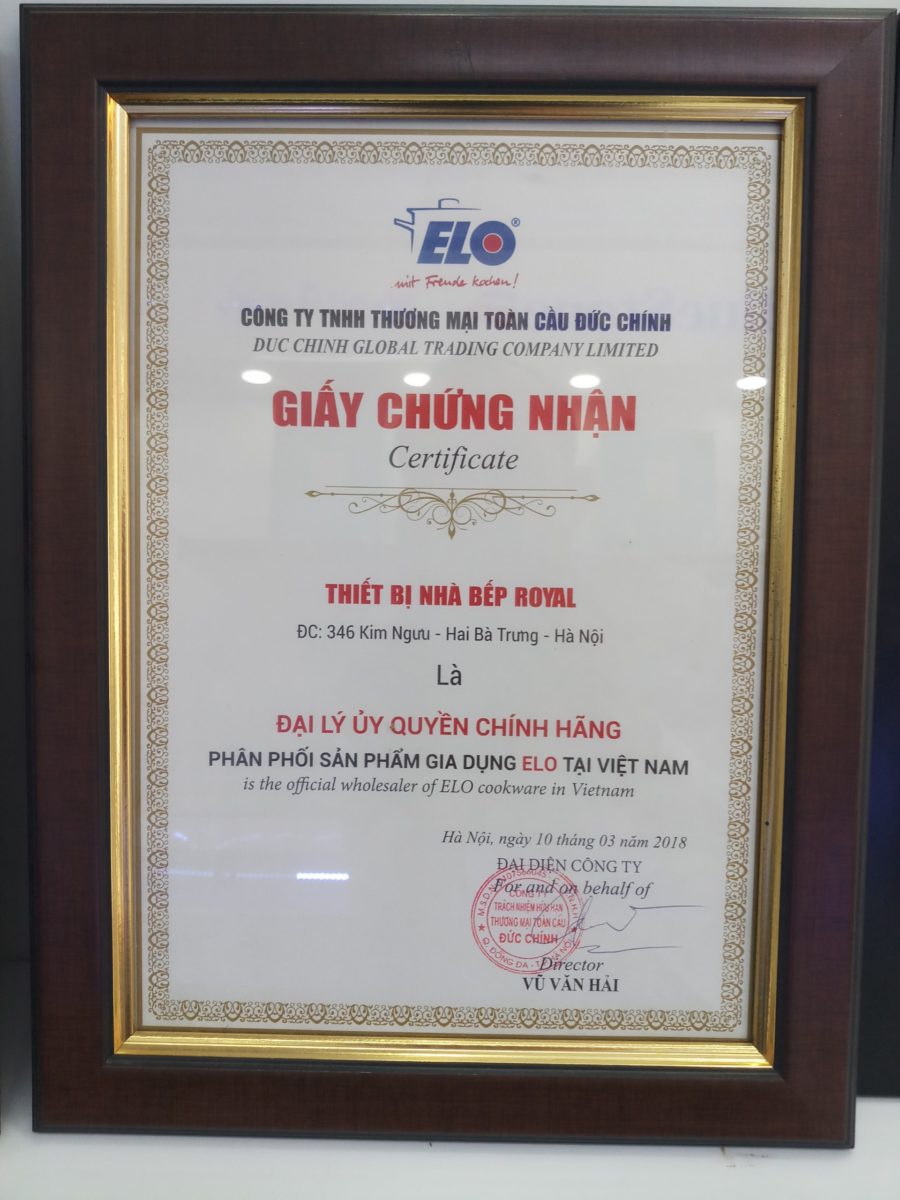 Chảo từ Elo Aluminium Smart 28cm 7 Bếp ROYAL là đại lý chính thức của elo